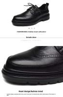 Vestido de cuero de fibra ultrafina de alta calidad y zapatos Oxford para hombre, estilo informal de oficina de negocios, zapatos formales suaves y cómodos - details 3
