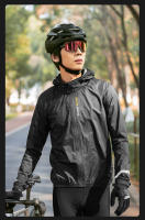 ROCKBROS-chubasquero impermeable para ciclismo, chaqueta ligera para motocicleta, abrigo transpirable reflectante con capucha, cortavientos para exteriores - details 12