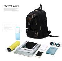 Mochila vintage de lona para hombre, Bolsa Escolar de viaje de gran capacidad para ordenador portátil de 14 pulgadas, nueva moda - details 6