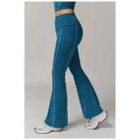Pantalones deportivos acampanados de cintura alta para mujer, ropa de gimnasio, ropa deportiva, pantalones de yoga para fitness - details 5