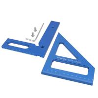 Herramienta de medición de metal 3D precisa para ingenieros rpenter Regla de ángulo de inglete de aluminio de 45 y 90 grados - details 8