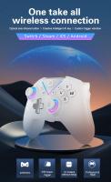 BLUEKAKA Controlador Inalámbrico Bluetooth para Nintendo Switch Maneta de 6 Ejes con RGB - details 0