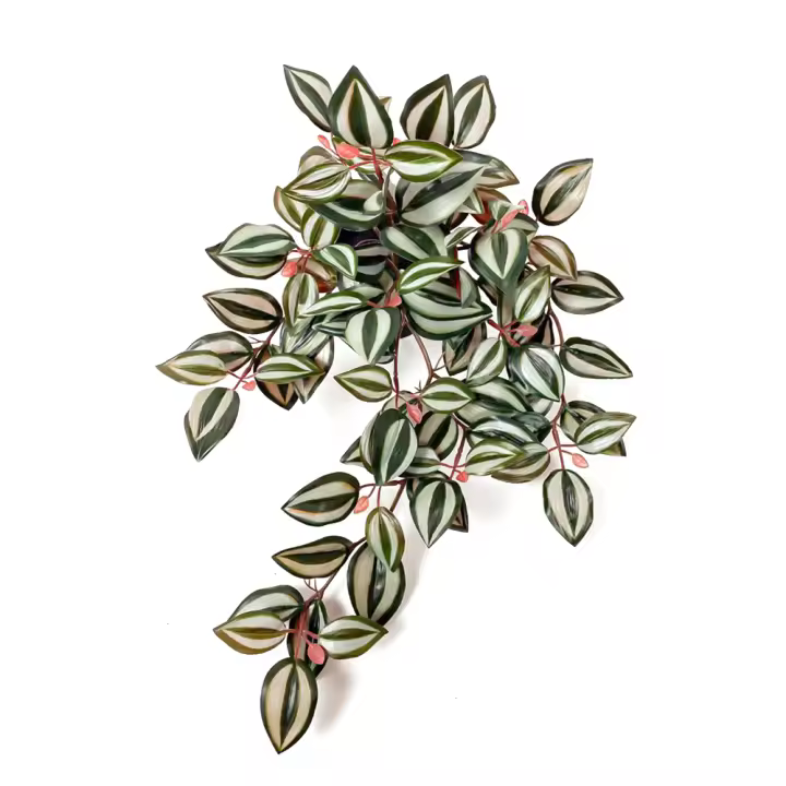 45cm 10 Uds Planta Artificial vid colgante de pared planta Scindapsus Aureus de plástico hoja de la hiedra falso de mimbre para Casa Jardín de boda decoración - 1