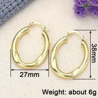 Patrón de tallado giratorio dorado para mujer serie Huitan-2025, pendientes redondos de moda, joyería de Metal multifuncional - details 22