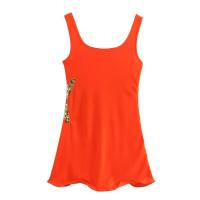 BUNO-Minivestido con volantes y lentejuelas de estrella de mar brillantes para mujer, vestidos elegantes ajustados con cuello cuadrado y tirantes, ropa de calle alta para primavera 2025 - details 15