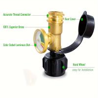 Adaptador de Botella de Gas Propano con Medidor Conector Tipo 1 para Tanques de 5 a 40 lbs - details 3