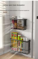 Estantes de refrigeración magnéticos para refrigerador, almacenamiento Simple y moderno, cestas refrigeradas montadas en la pared de salón, cocina - details 7