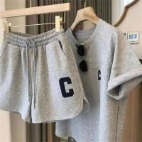 Conjunto Deportivo Casual para Mujer Camiseta Corta, Top, Pantalones de Pierna Ancha - details 7