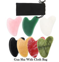 Masajeador facial de piedra Natural Guasha, raspador de cera de abeja, tablero de acupuntura Gua Sha, herramienta de masaje para SPA - details 17