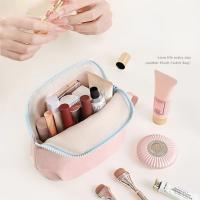 Bolsa de cosméticos portátil de gran capacidad, soporte para cepillos, cierre de cremallera, paquete de lavado para mujer con asa colgante multifuncional - details 6