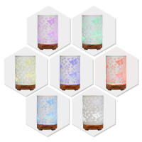 Humidificador de aire ultrasónico de 100ml, difusor de aceite esencial de Mariposa de aromaterapia con LED de 7 colores - details 22