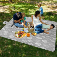 Manta de Picnic impermeable, estera de playa plegable y lavable, con asa de transporte - details 1