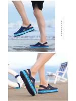Sandalias con plataforma de camuflaje para hombre, zuecos con suela Eva, a la moda, para verano y exteriores - details 13