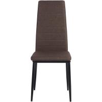 Sillas de Comedor Juego de 4 Sillas de Metal para Cocina, Silla de Mesa Comoda Silla con Asiento Tapizado, Negro - details 49