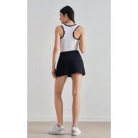 Falda de cintura alta con cordón ajustable, minifalda deportiva informal para mujer, pantalones cortos, falda de tenis para fitness - details 12