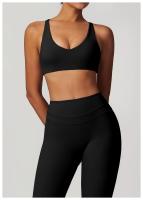 Sujetador de Yoga para Mujer de Nylon Sexy Cruz Transpirable para Gimnasio Top de Primavera/Verano - details 25