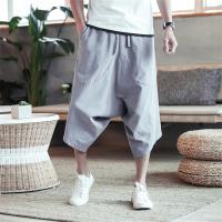 Pantalones cortos informales para hombre, pantalón de chándal de lino y algodón, estilo Vintage, a la moda, novedad de verano - details 3