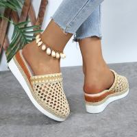 Zapatos de tacón de cuña transpirables de verano para mujer - details 3