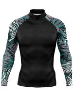 Ropa de buceo de protección solar para hombre, tops cómodos de secado rápido de manga larga para actividades de pesca al aire libre - details 5
