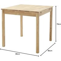 Robas Comedor, núcleo de Alfons, Maciza barnizada, Madera, Naturaleza, 70 x 70 cm. - details 11