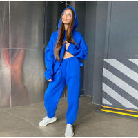 Suéter deportivo de ocio, moda de otoño e invierno de dos piezas, nuevo - details 14