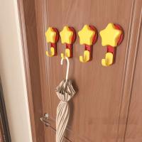 Ganchos adhesivos en forma de estrella con gran capacidad de peso, No requiere perforación, gancho de almacenamiento impermeable, 5 uds. - details 5