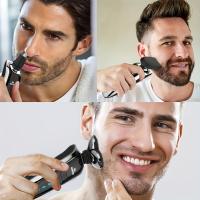 Afeitadora Eléctrica Recargable Limpieza Completa del Cuerpo, Aparador de Nariz y Barbilla, Cepillo de Limpieza Facial Para Hombres - details 5