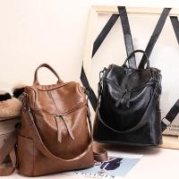 Mochila de cuero para mujer, morral de viaje de moda salvaje, mochila de ocio, nueva versión coreana - details 6