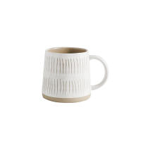 Taza pintada a mano de estilo ins de cerámica nórdica simple, taza de agua personalizada creativa de leche japonesa taza de café de cerámica gruesa - details 0