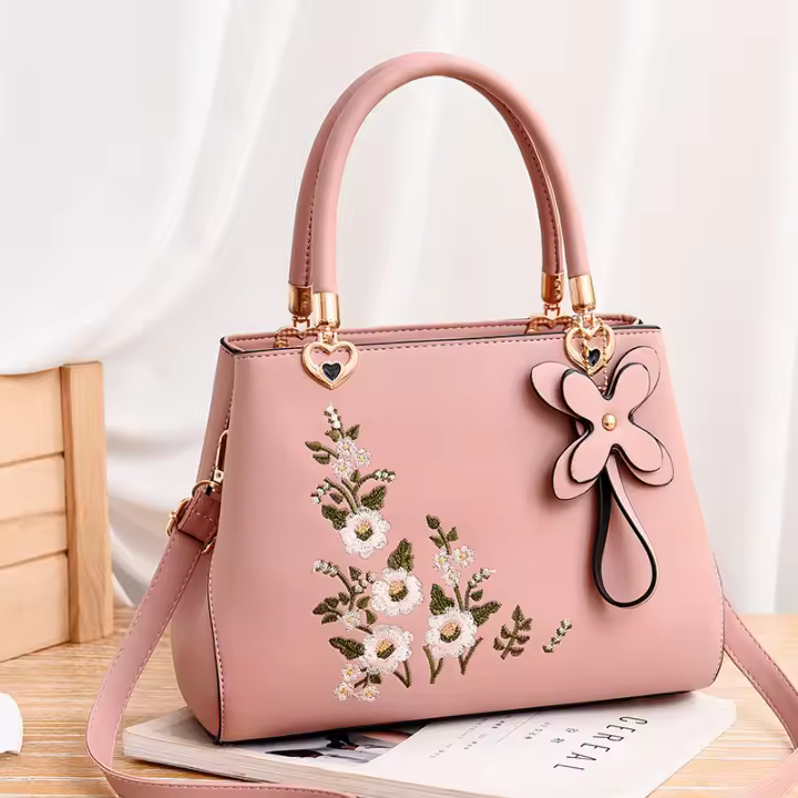 Nueva moda fresca y dulce para mujer, bolsos bordados de estilo extranjero, bolsos de mujer - 1