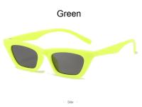 Gafas De Sol estilo ojo De gato Vintage para mujer, gafas De Sol negras con tonos Retro, gafas De Sol cuadradas con montura pequeña a la moda para mujer - details 8