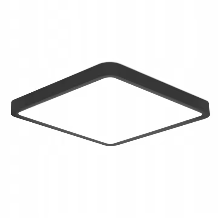 CBJKTX Luz de Techo LED Plana 23 CM Lámpara de baño 18 W Lámpara de Pasillo Iluminación de Techo de Dormitorio Pasillo de Techo de Cocina Cuadrado-3000 K - 1