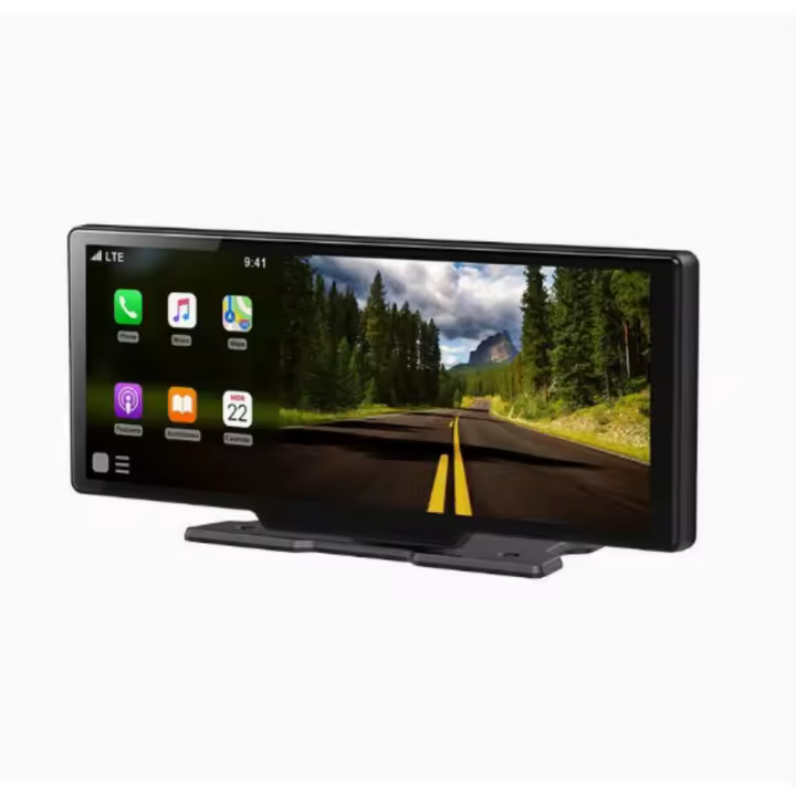 Estéreo Portátil de 10,26 Pulgadas Radio con Dashcam Frontal 2K, Cámara Trasera 1080P, Pantalla Tactil - 1