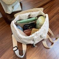 Mochila con cordón de Color sólido para regalo, bolso escolar de nailon de secado rápido para estudiantes, bolso de hombro de gran capacidad de estilo coreano para exteriores - details 32