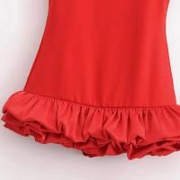 Vestido Mini de Verano Sexy Vestido de Fiesta sin Mangas de Espalda Sin Flecos para Mujeres - details 10