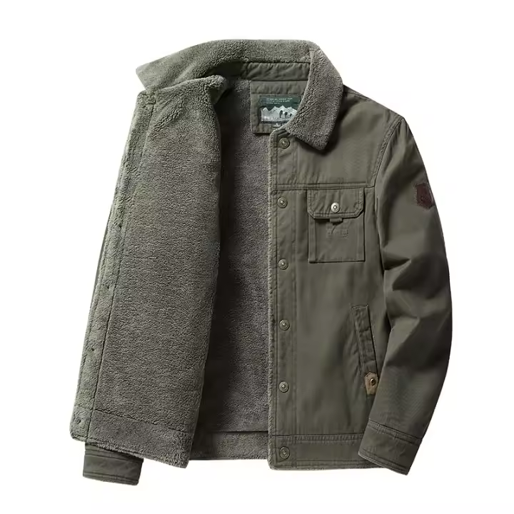 Chaqueta Bomber acolchada a prueba de viento para hombre, abrigos acolchados cálidos, prendas de vestir casuales, Otoño e Invierno - 1