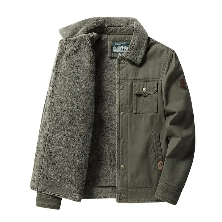 Chaqueta Bomber acolchada a prueba de viento para hombre, abrigos acolchados cálidos, prendas de vestir casuales, Otoño e Invierno - 1