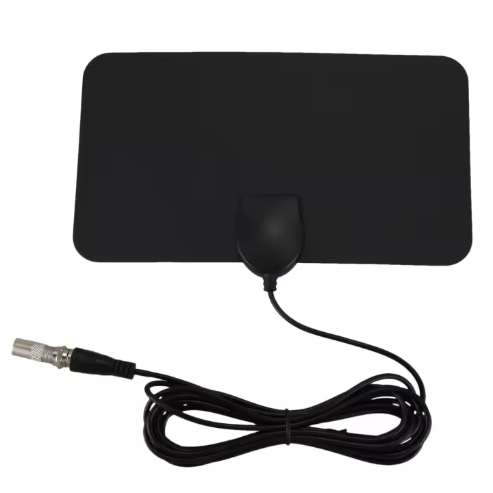 Antena de TV HD con Zoom interior, dispositivo Digital plano, rango de 50 millas, TVFox, VHF, UHF, DVB - 1