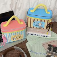 Bolsa de aseo multifuncional, bonita bolsa de maquillaje de gran capacidad con dibujos de cachorros, estuche de cosméticos de mano con cremallera, bolsa de almuerzo cuadrada para niñas - details 1