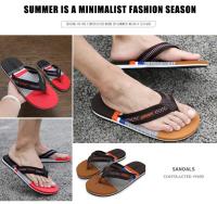 Zapatillas de hombre de alta calidad, zapatillas informales de moda para interiores, zapatillas de espiga, chanclas transpirables de playa para verano y exteriores, Zapatillas de casa - details 1