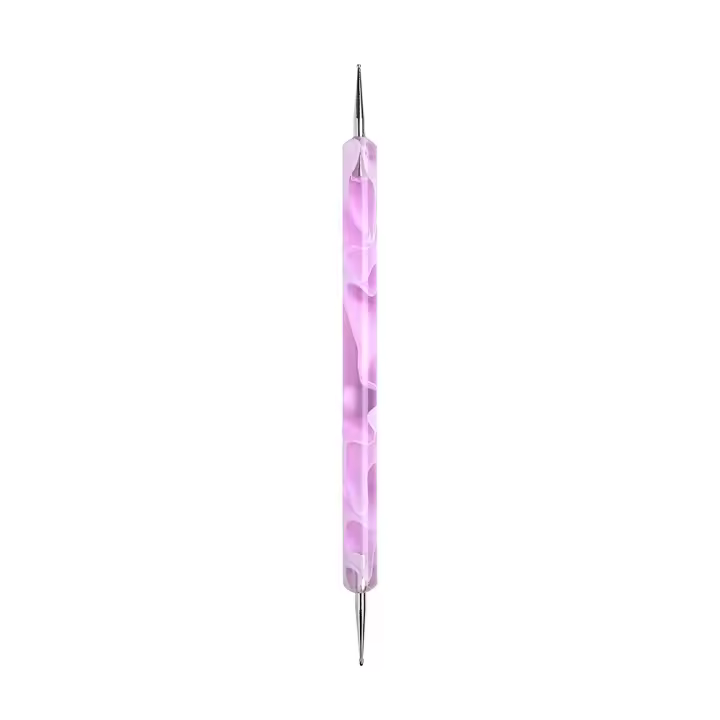 Pluma de Pintura de Punta de Acero Acrílico KADS para Manicura Herramienta de Salón en Casa Doble Punta Rosa Para Arte de Uñas - 1
