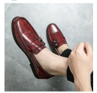 Estilo de pelo puntiagudo casual británico mocasines tendencia transpirable. - details 13