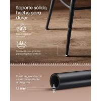 Taburetes de Bar, Sillas Giratorias de Barra con Respaldo, Cuero Sintético con Costuras, - details 5