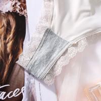 Bragas dulces sin costuras de seda helada, Tanga de cintura baja con lazo de encaje, ropa interior, bragas de verano para mujer y niña - details 3