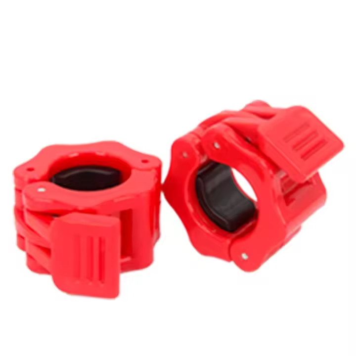 Abrazaderas para mancuernas de Fitness, 1 par, 25/30mm, liberación rápida, estable, bloqueo giratorio, collares de barra ligeros universales - 1