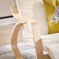 Relax Reposapiernas Sillón de Relax Ajustable Beige 50 x 80 x 90 cm FST16-W - details 5