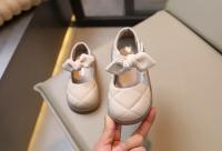 Mary Janes-zapatos de cuero de PU para niñas, calzado de princesa versátil, moda coreana, fondo suave, lindo Lazo, primavera y otoño - details 11