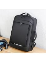 Mochila para ordenador portátil expandible para hombre, bolsa impermeable negra para Notebook, 16 pulgadas, 17 pulgadas, mochila de trabajo multifunción para negocios - details 18