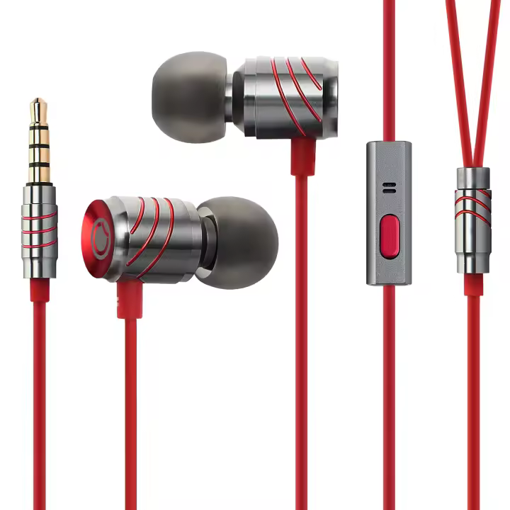 GGMM Auriculares C800 con Micrófono y Cable Estilo In-Ear para Móvil y Tableta MP3 MP4 Hecho en China - 1