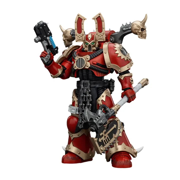 JOYTOY 1/18 figura de acción 40K World Eaters Khorne Berzerker 3 Anime modelo militar - 1